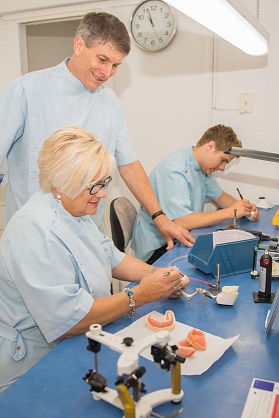 On-site denture laboratory at Designer Dentures